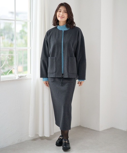 FOUND GOOD（ファウンドグッド）の「フワフワハイネックニットPO（ニット/セーター・レディース・ブルー系5/ブラック/アイボリー/グレー系5・M/S/L）」の16枚目の写真