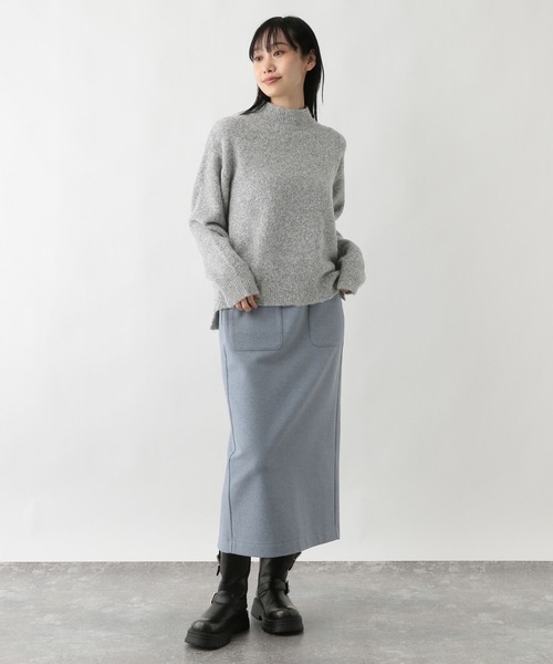 FOUND GOOD（ファウンドグッド）の「フワフワハイネックニットPO（ニット/セーター・レディース・ブルー系5/ブラック/アイボリー/グレー系5・M/S/L）」の20枚目の写真