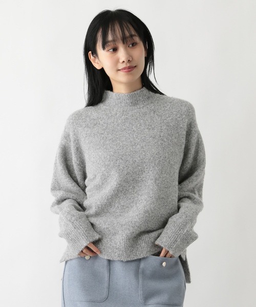 FOUND GOOD（ファウンドグッド）の「フワフワハイネックニットPO（ニット/セーター・レディース・ブルー系5/ブラック/アイボリー/グレー系5・M/S/L）」の21枚目の写真