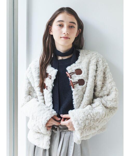 クリームソーダ　ファー　ジャケット クリームソーダ ファー ジャケット レディース ファージャケット