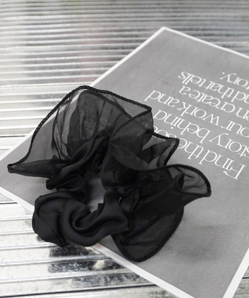 446678】シアーギャザーシュシュ/ヘアゴム(RZ)（ヘアゴム）｜mul