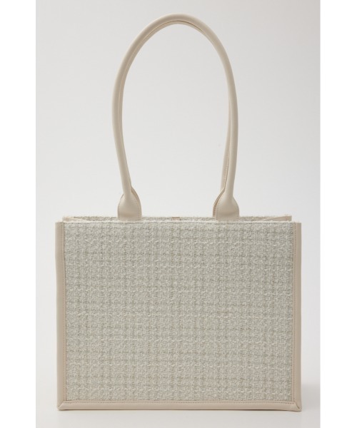 rienda（リエンダ）の「WRRロゴツイードトートバッグ 秋服 冬服（トートバッグ・レディース・ブラック/ホワイト・FREE）」の16枚目の写真