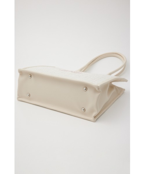 rienda（リエンダ）の「WRRロゴツイードトートバッグ 秋服 冬服（トートバッグ・レディース・ブラック/ホワイト・FREE）」の17枚目の写真