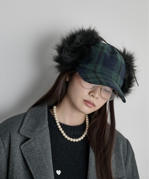 セール】チェックフライトキャップ（キャップ）｜THE YOn（ザヨン）の