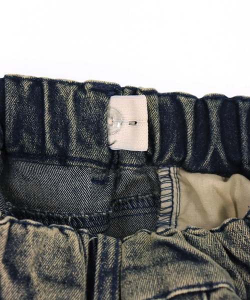 ANAP kids（アナップキッズ）の「フレンジ フレア デニム パンツ【ジュニアお揃い】（デニムパンツ・キッズ・ブルー/ブラック・130/120/110）」の9枚目の写真