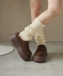 Ulysses（ユリシス）の「厚底フェイクスエードサボ（スリッポン）」