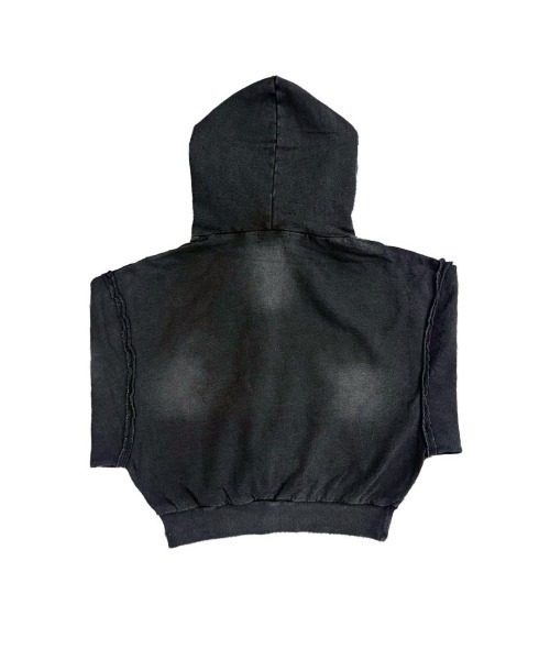 【DIG YOUR OWN GRAVE】DOUBLE FADE HOODIE / 【ディグユアオウングレイブ】レイヤードフェードプルオーバーパーカー