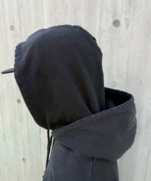 【DIG YOUR OWN GRAVE】DOUBLE FADE HOODIE / 【ディグユアオウングレイブ】レイヤードフェードプルオーバーパーカー