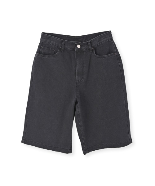 marjour（マージュール）の「DENIM BERMUDA SHORTS（デニムパンツ・レディース・ブラック・M）」の13枚目の写真