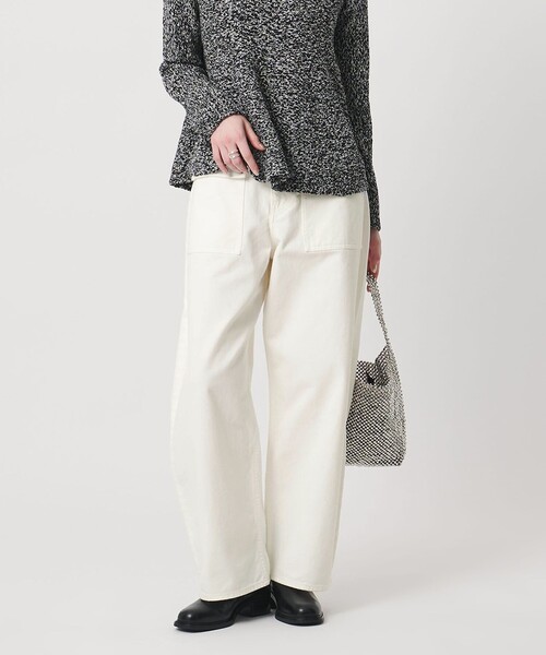 UNITED ARROWS（ユナイテッドアローズ）の「フラップポケット デニムパンツ（デニムパンツ・レディース・ネイビー/ホワイト・36/38）」の6枚目の写真