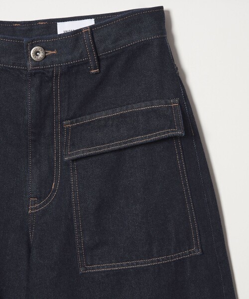 UNITED ARROWS（ユナイテッドアローズ）の「フラップポケット デニムパンツ（デニムパンツ・レディース・ネイビー/ホワイト・36/38）」の14枚目の写真
