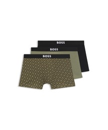 BOSS（ボス）の「ボクサーパンツ3枚セット ストレッチコットン ロゴ（ボクサーパンツ）」