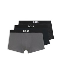 BOSS（ボス）の「ボクサーパンツ3枚セット ストレッチコットン ロゴ（ボクサーパンツ）」