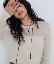 Shelly island（シェリーアイランド）の「メタルパーツ付きチョーカー（ネックレス）」