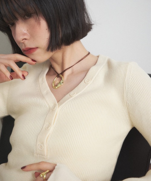 Shelly island（シェリーアイランド）の「メタルパーツ付きチョーカー（ネックレス・レディース・シルバー/ゴールド・FREE）」の8枚目の写真