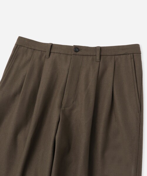 Saturdays NYC（サタデーズ ニューヨークシティ ）の「George Flannel Two Tuck Pants（その他パンツ・メンズ・オリーブ/チャコールグレー・L/M/S/X-SMALL）」の10枚目の写真