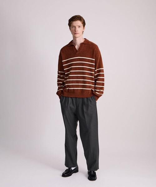 Saturdays NYC（サタデーズ ニューヨークシティ ）の「George Flannel Two Tuck Pants（その他パンツ・メンズ・オリーブ/チャコールグレー・L/M/S/X-SMALL）」の13枚目の写真