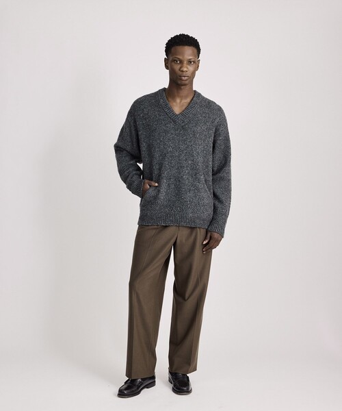 Saturdays NYC（サタデーズ ニューヨークシティ ）の「George Flannel Two Tuck Pants（その他パンツ・メンズ・オリーブ/チャコールグレー・L/M/S/X-SMALL）」の15枚目の写真