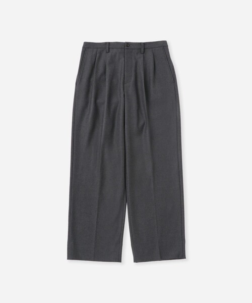 Saturdays NYC（サタデーズ ニューヨークシティ ）の「George Flannel Two Tuck Pants（その他パンツ・メンズ・オリーブ/チャコールグレー・L/M/S/X-SMALL）」の7枚目の写真
