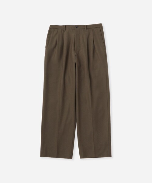 Saturdays NYC（サタデーズ ニューヨークシティ ）の「George Flannel Two Tuck Pants（その他パンツ・メンズ・オリーブ/チャコールグレー・L/M/S/X-SMALL）」の8枚目の写真