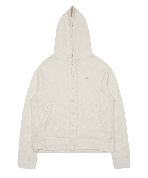 THECOLDESTMOMENT(ザコールデストモーメント)の「TCM waffle hooded crop jacket (ivory)(その他アウター・レディース・その他・SMALL/MEDIUM/LARGE)」の6枚目の写真