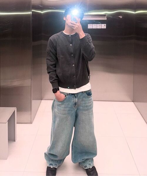 MUSINSA STANDARD（ムシンサスタンダード）の「ベーシッククルーネックTシャツ[ホワイト]（Tシャツ/カットソー・メンズ・その他・XX-LARGE/XXX-LARGE/SMALL/MEDIUM/LARGE/X-LARGE）」の8枚目の写真