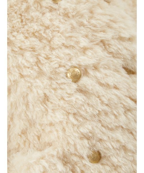 Mila Owen（ミラオーウェン）の「金釦フェイクファー短丈ジャケット