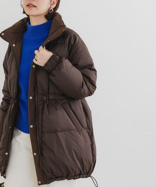 F by ROSSO(エフバイロッソ)の「F by ROSSO 撥水リバーシブルロングダウン(ダウンジャケット/コート・レディース・ブラウン/ブラック・FREE)」の3枚目の写真