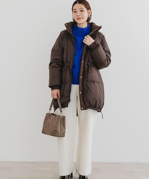 F by ROSSO(エフバイロッソ)の「F by ROSSO 撥水リバーシブルロングダウン(ダウンジャケット/コート・レディース・ブラウン/ブラック・FREE)」の5枚目の写真