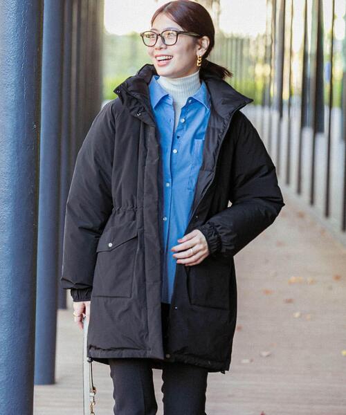 F by ROSSO(エフバイロッソ)の「F by ROSSO 撥水リバーシブルロングダウン(ダウンジャケット/コート・レディース・ブラウン/ブラック・FREE)」の21枚目の写真