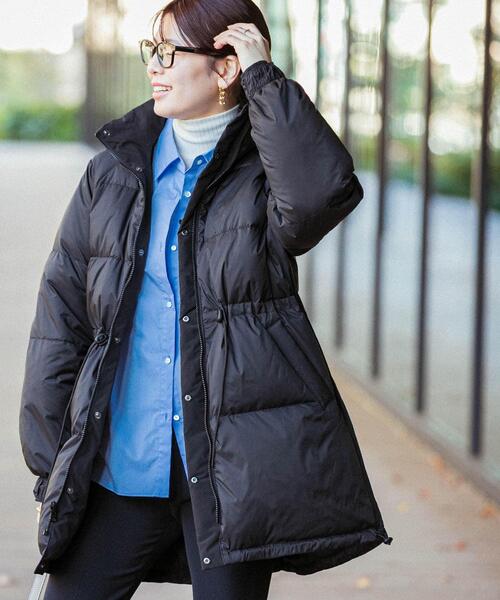 セール】F by ROSSO 撥水リバーシブルロングダウン（ダウンジャケット