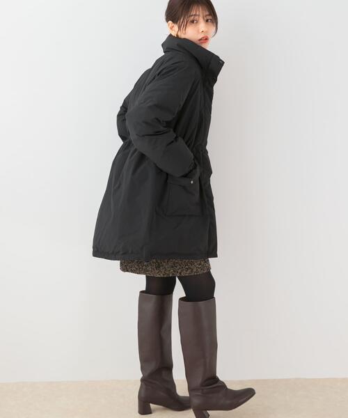 セール】F by ROSSO 撥水リバーシブルロングダウン（ダウンジャケット