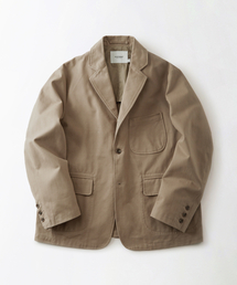 OUTSTANDING（アウトスタンディング）の「HIGH DENSITY COTTON CLASSIC 3BUTTON JACKET_BEIGE（テーラードジャケット）」