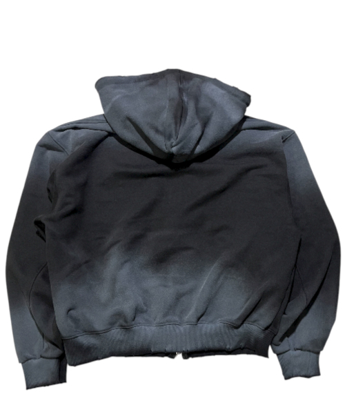 SK8ER ROCK(スケーターロック)の「Cross-Stitch Grunge Hood Zip-Up ((black))(パーカー・レディース・その他・FREE)」の2枚目の写真