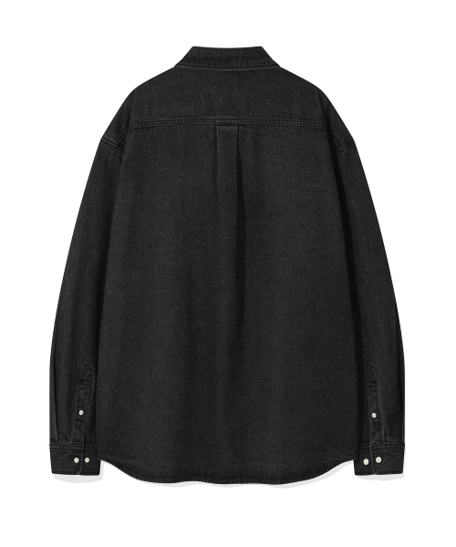 Wacky WiLLy(ワッキーウィリー)の「デニム長袖シャツブラック(シャツ/ブラウス・レディース・その他・SMALL/MEDIUM/LARGE/X-LARGE)」の3枚目の写真