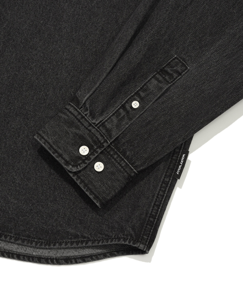 Wacky WiLLy(ワッキーウィリー)の「デニム長袖シャツブラック(シャツ/ブラウス・レディース・その他・SMALL/MEDIUM/LARGE/X-LARGE)」の7枚目の写真