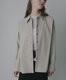 MELTON WIDE COLLAR SHIRTS