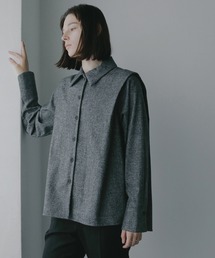 MELTON WIDE COLLAR SHIRTS
