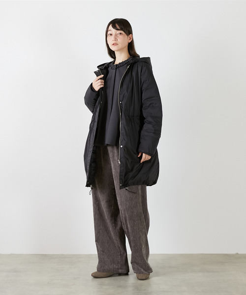 LOGEMENT DE CLAIRE(ロジュモンドクレール)の「ナイロンフードコート(ダウンジャケット/コート・レディース・ブラウン/ライトベージュ/ブラック・FREE)」の19枚目の写真