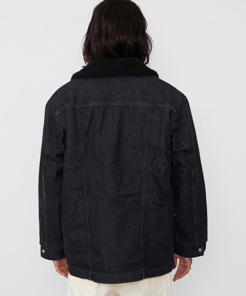 Lee（リー）の「Wrangler/ラングラー【暖】WRANGE COAT / ランチコート（ステンカラーコート・メンズ・ブルー/ブラック系その他・X-LARGE/SMALL/MEDIUM/LARGE）」の8枚目の写真