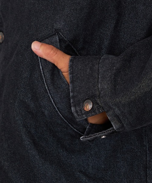 Lee（リー）の「Wrangler/ラングラー【暖】WRANGE COAT / ランチコート（ステンカラーコート・メンズ・ブルー/ブラック系その他・X-LARGE/SMALL/MEDIUM/LARGE）」の10枚目の写真