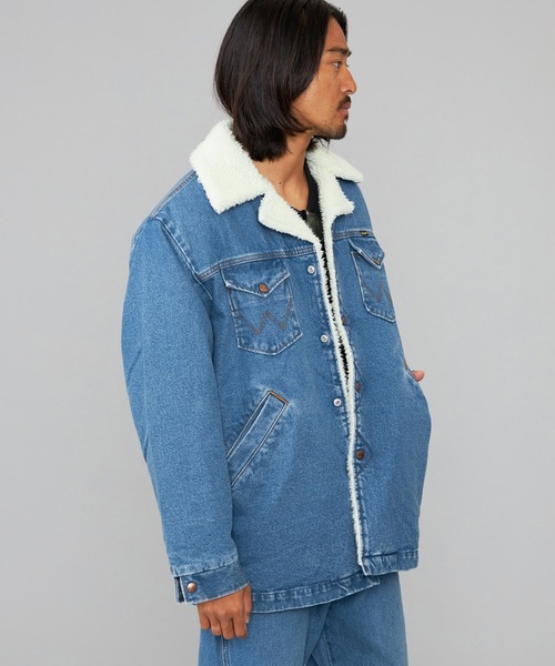 Lee（リー）の「Wrangler/ラングラー【暖】WRANGE COAT / ランチコート（ステンカラーコート・メンズ・ブルー/ブラック系その他・X-LARGE/SMALL/MEDIUM/LARGE）」の15枚目の写真