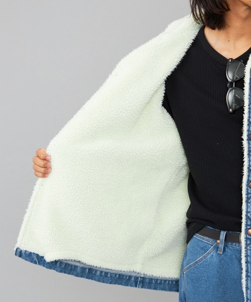 Lee（リー）の「Wrangler/ラングラー【暖】WRANGE COAT / ランチコート（ステンカラーコート・メンズ・ブルー/ブラック系その他・X-LARGE/SMALL/MEDIUM/LARGE）」の18枚目の写真