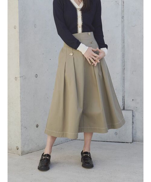 Dickies(ディッキーズ)の「【Dickies別注】マリンタックフレアスカート(スカート・レディース・ベージュ/ネイビー/ダークブラウン/ダークグリーン・SMALL/MEDIUM)」の20枚目の写真