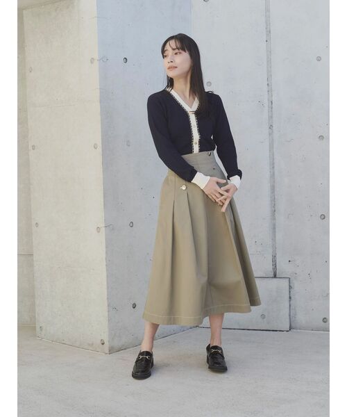 Dickies(ディッキーズ)の「【Dickies別注】マリンタックフレアスカート(スカート・レディース・ベージュ/ネイビー/ダークブラウン/ダークグリーン・SMALL/MEDIUM)」の21枚目の写真