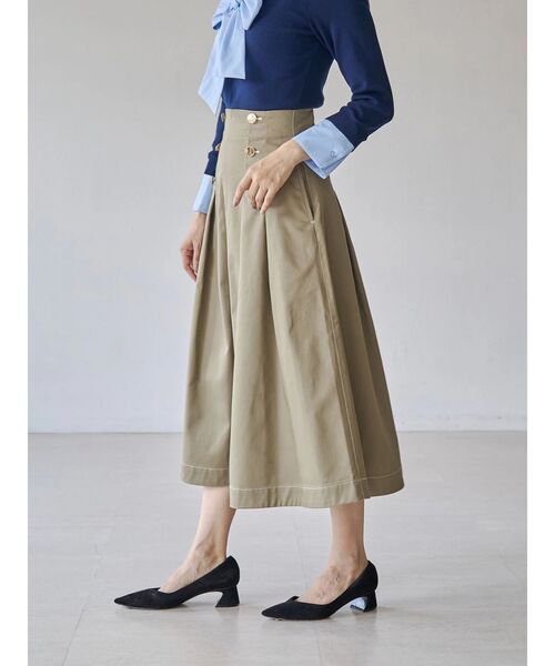 Dickies(ディッキーズ)の「【Dickies別注】マリンタックフレアスカート(スカート・レディース・ベージュ/ネイビー/ダークブラウン/ダークグリーン・SMALL/MEDIUM)」の14枚目の写真