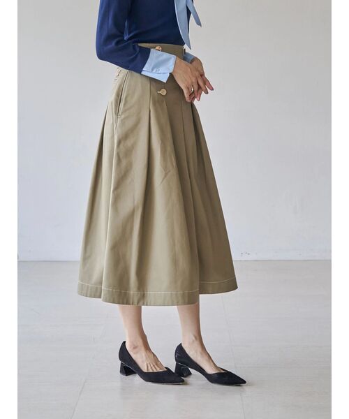 Dickies(ディッキーズ)の「【Dickies別注】マリンタックフレアスカート(スカート・レディース・ベージュ/ネイビー/ダークブラウン/ダークグリーン・SMALL/MEDIUM)」の15枚目の写真