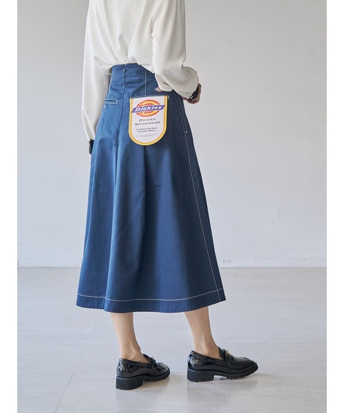 Dickies（ディッキーズ）の「【Dickies別注】マリンタックフレアスカート（スカート・レディース・ベージュ/ネイビー/ダークブラウン/ダークグリーン・SMALL/MEDIUM）」の19枚目の写真