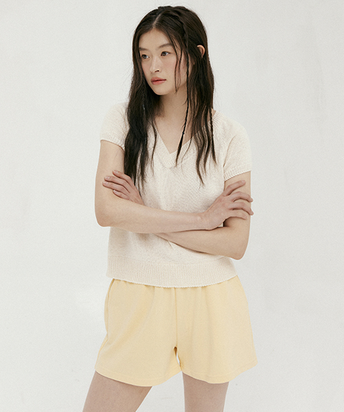 LINGSEOUL（リングソウル）の「soft pocketed shorts-yellow（その他パンツ・レディース・その他・FREE）」の3枚目の写真