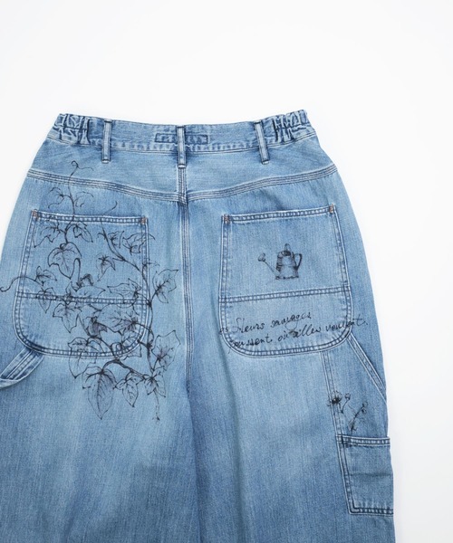 Brocante / ブロカント] 10oz甘織デニム デフォルメパントルパンツ
